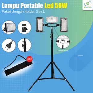pixmix-lampu-portable-led-50w-holder-3in1-thumbnail